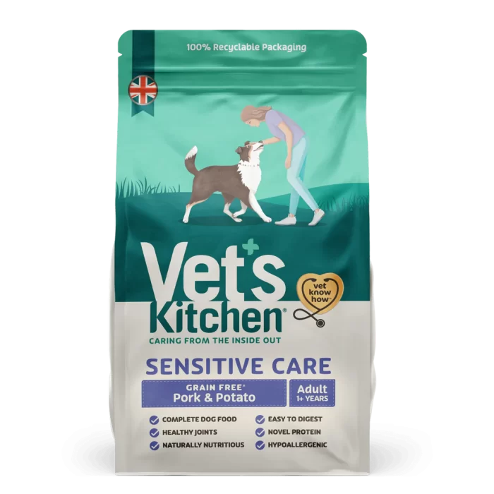Vet's Kitchen Sensitive Care Grain-Free Adult Dry Dog Food - Pork & Potato